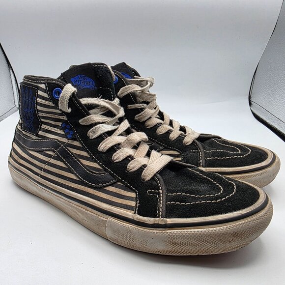 Vans Sk8 Hi x Breana Geering Mens Size 9 Black High Top Shoes Casual Walking - Picture 1 of 14